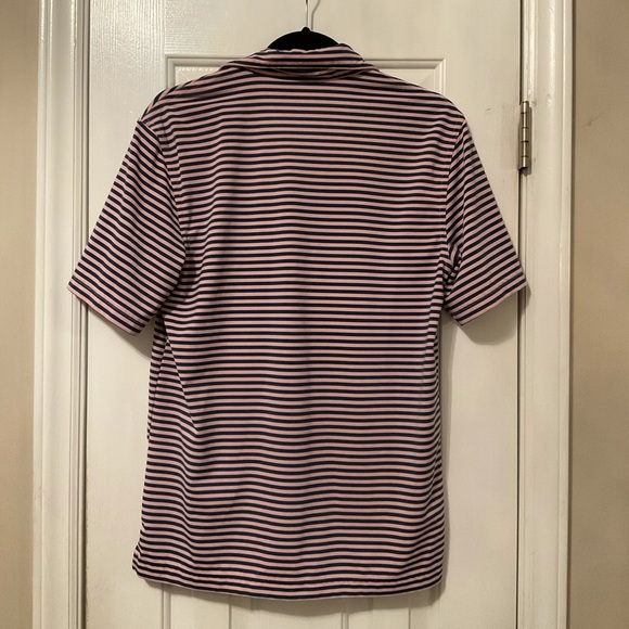 Vineyard Vines Short Sleeve Pink and Navy Blue Men Size XS - Picture 2 of 3
